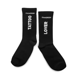ČARAPE - SOCKS TATTOO LOVER BY KWADRON - BLACK