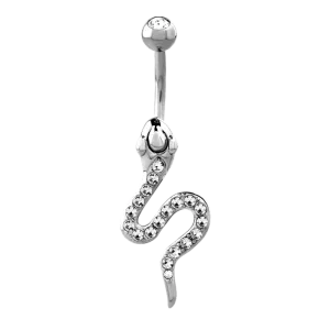 SNAKE – NAUŠNICA / PIERCING ZA PUPAK (SREBRO)