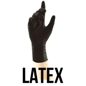 RUKAVICE LATEX - CRNE