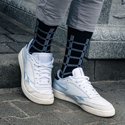 KWADRON - TATTOO BLACK SOCKS