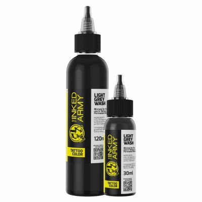 BOJA ZA TETOVIRANJE THE INKED ARMY - LIGHT GREY WASH -tinta za tetoviranje svjetskog proizvođača