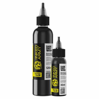 BOJA ZA TETOVIRANJE THE INKED ARMY - DARK GREY WASH - boja za tetoviranje svjetskog proizvođača