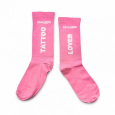 KWADRON - TATTOO LOVER PINK SOCKS