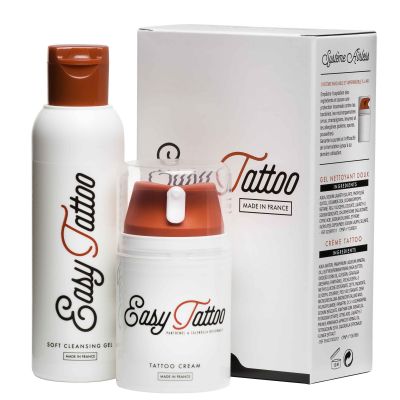 EASYTATTOO CREAM + CLEANSING GEL SET - EASYTATTOO CREAM - krema za zacjeljivanje tetovaža