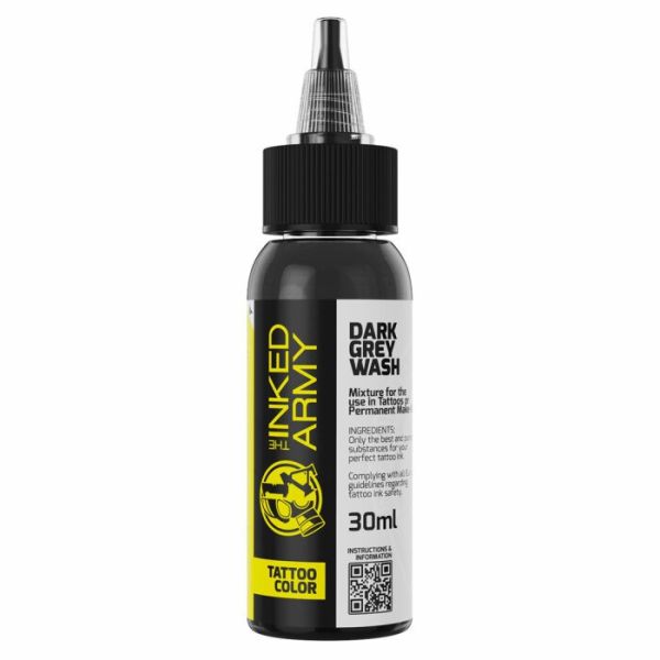 BOJA ZA TETOVIRANJE THE INKED ARMY - DARK GREY WASH - boja za tetoviranje svjetskog proizvođača