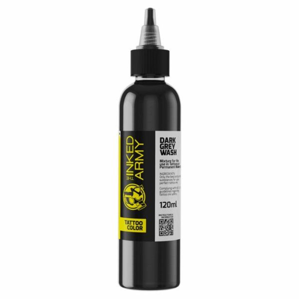 BOJA ZA TETOVIRANJE THE INKED ARMY - DARK GREY WASH - boja za tetoviranje svjetskog proizvođača